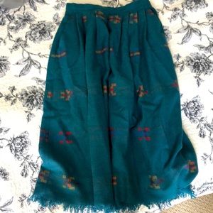 Vintage Louben wool-blend skirt